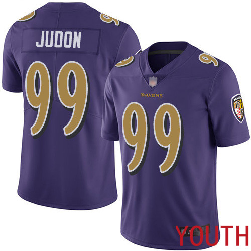 Baltimore Ravens Limited Purple Youth Matt Judon Jersey NFL Football #99 Rush Vapor Untouchable->youth nfl jersey->Youth Jersey